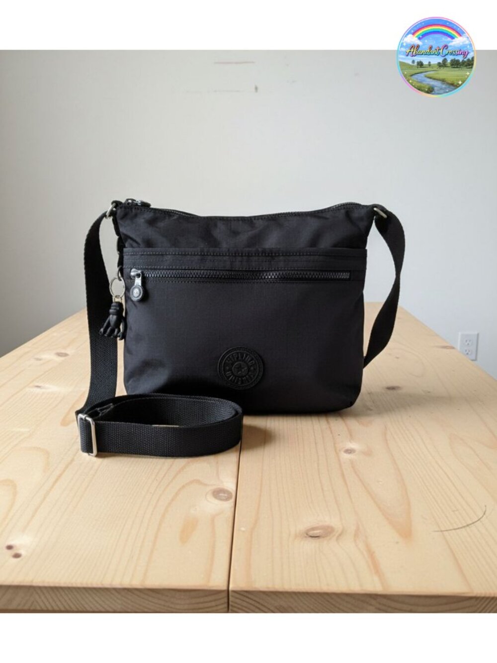 Kipling Arto Lightweight Water Resistant Nylon Crossbody Bag